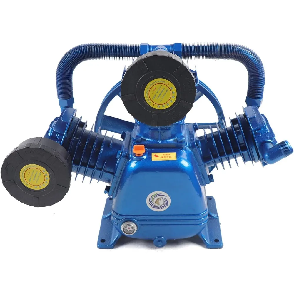 

Replacement Air Compressor Pump, 175PSI 10HP, W Style 3 Cylinder Air Compressor Pump Head, Low Energy Consumption Air Compressor