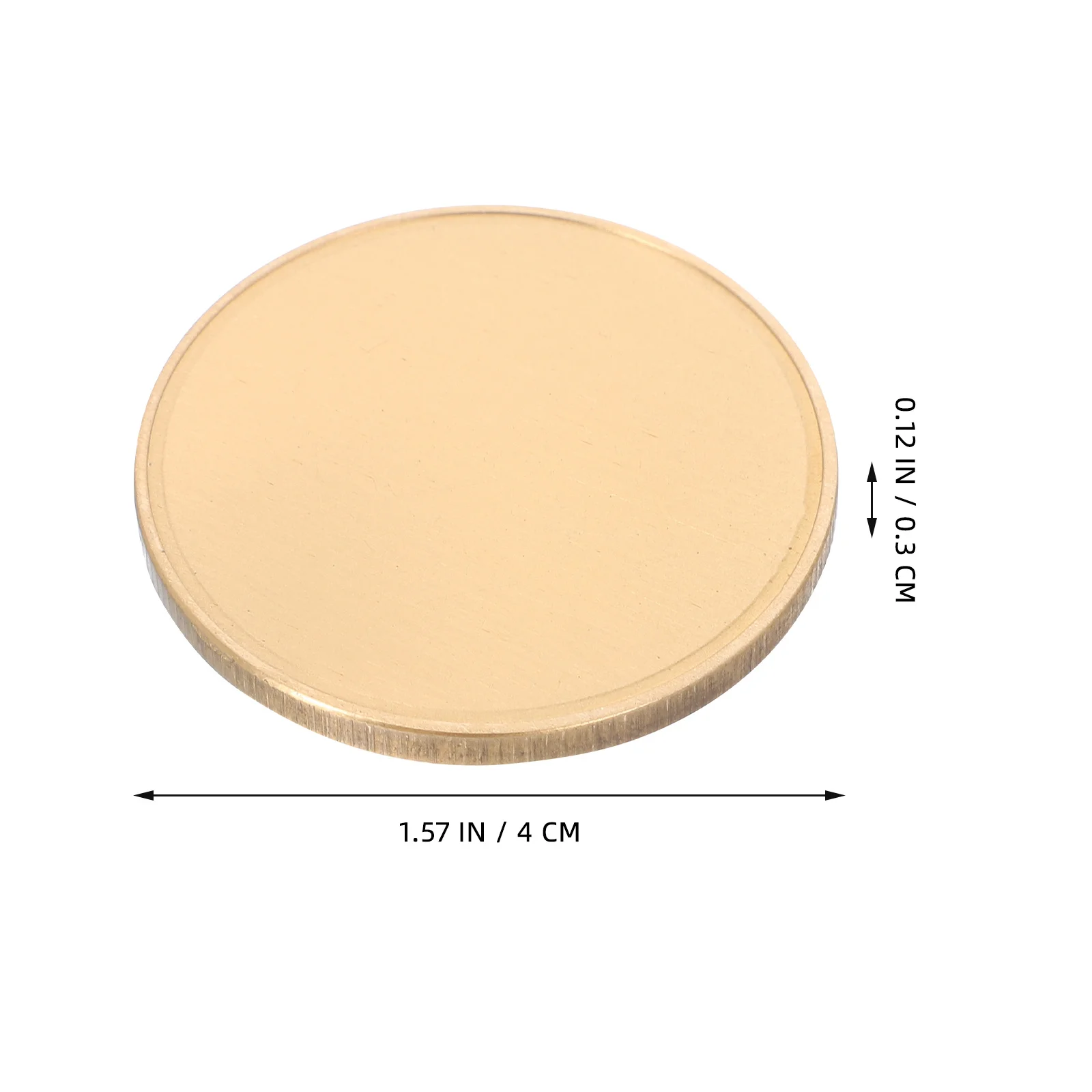 3 Pezzi di Monete in Metallo per Incisione, Materiale Base per Artigianato Fai-da-Te, Ricordo Commemorativo, Collezione, Stampa e Incisione