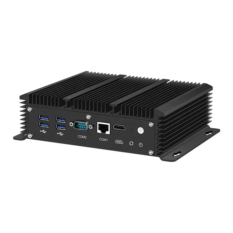 10th Gen I5 6 Lan Non POE Rugged Fanless Industrial Mini PC 12V Win10 Linux Firewall Pfsense Router Micro Computer Server AES-NI