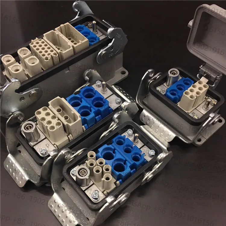 

Electrical circuit hybrid robot pneumatic manipulator multi-core number aviation plug rectangular connector