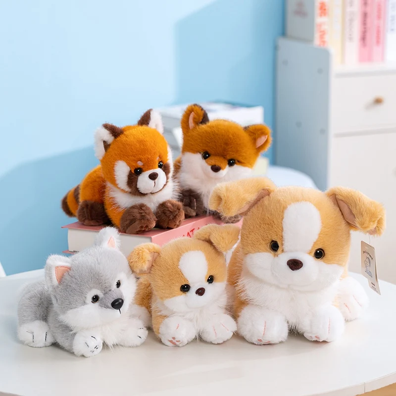 

Плюшевая игрушка из серии «Гарри» 20/30 см: Бордер-колли, красная панда, маленький лисенок, щенок. Плюшевая кукла. Подарок на день рождения для детей, праздничный подарок.