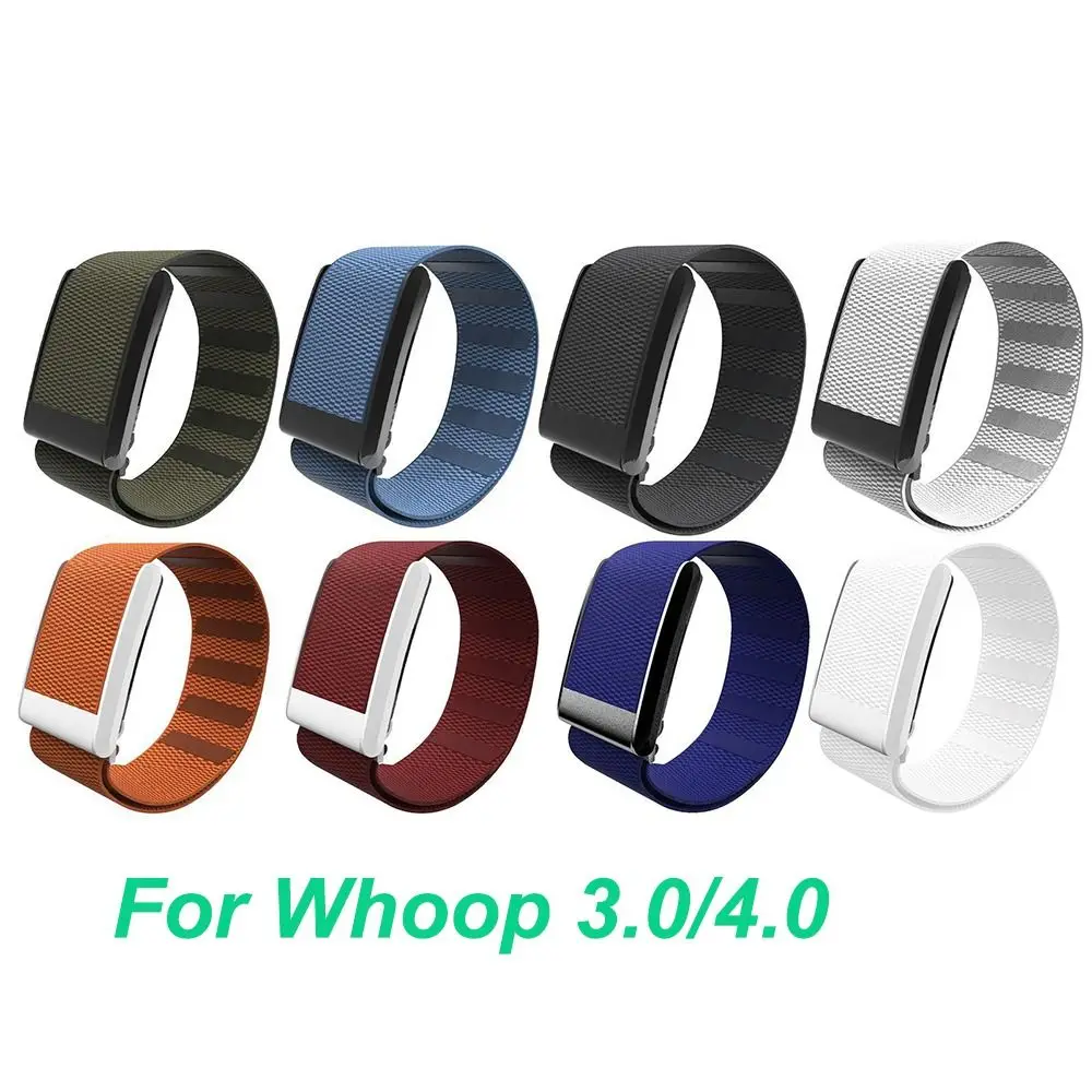 

Nylon Band for Whoop 4.0 Replacement Breathable Odor Resistant Fitness Tracking Strap Adjustable Sports Wristband for Whoop 3.0