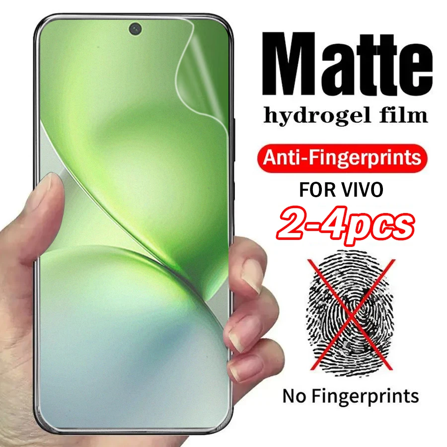 

2-4pcs Anti-Glare Matte Hydrogel Film for X200 Pro mini X100s X80 V50 Lite Screen Protector iQOO Neo 10R 9S 10 Pro Z9 Turbo Plus