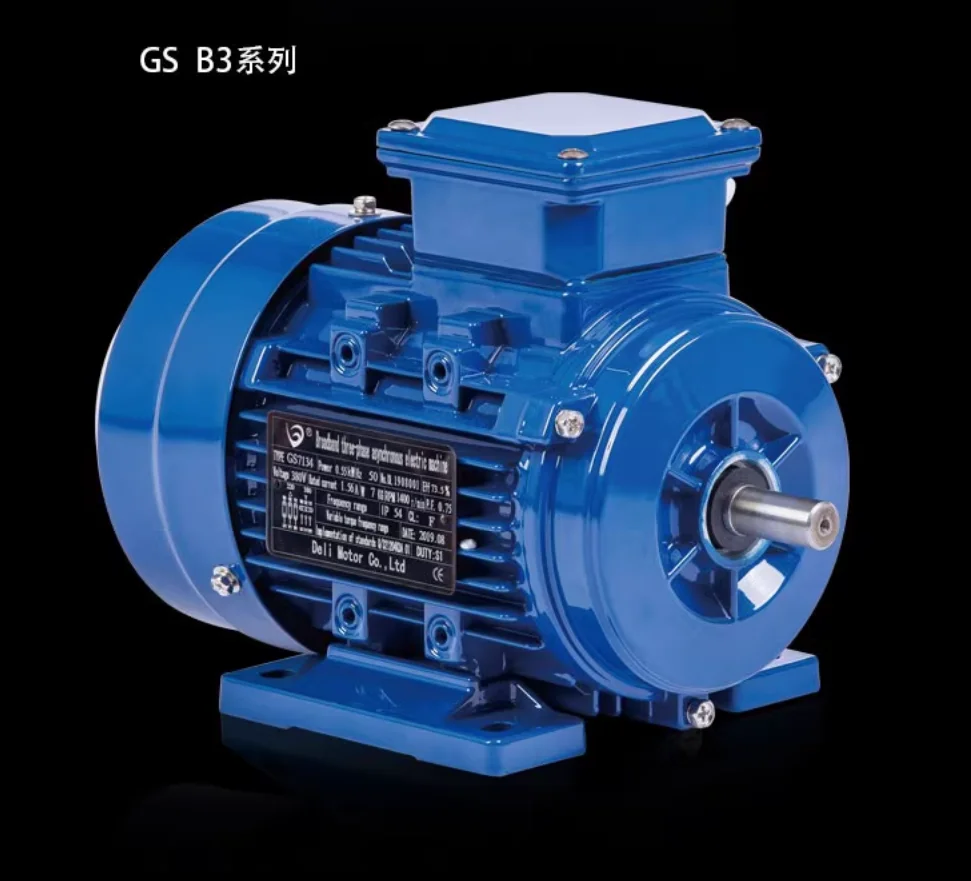 Deli Motor Co.,Ltd MOTOR GS90S-4 1.1KW GS90L-4 1.5KW GS7124 GS7134 370W 550W Broadband three-phase asynchronous electric machine