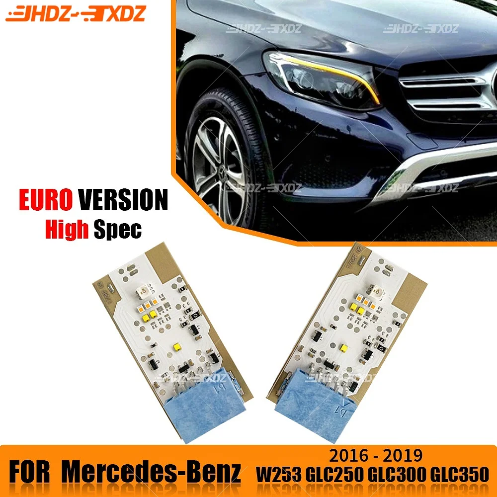 

DRL LED Boards Lightsource Headlight Daytime Running Light Modules For Mercedes-Benz GLC W253 GLC250 GLC300 GLC350 GLC43 2016-19