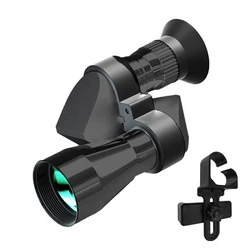 Compact Monocular Telescopes Portable Handheld Monocular BAK4 Prism and FMC Green-coated Lens with Cellphone Clip