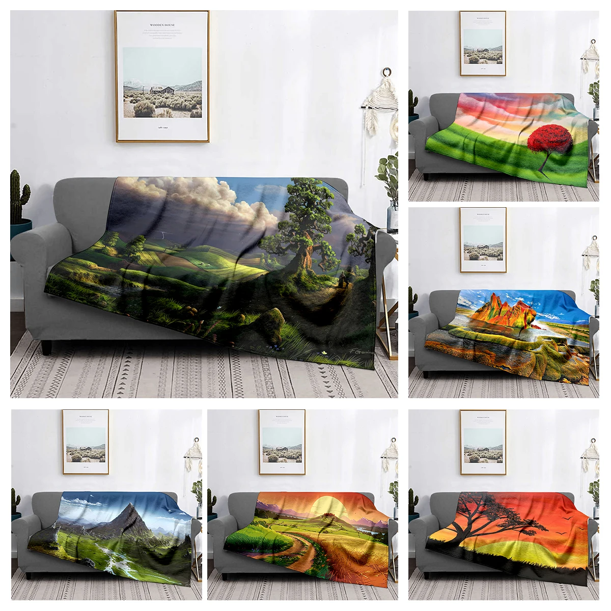 Home decoration plush Sofa blanket Colorful Animal  Bedspread on the bed anime fluffy soft blankets thick blanket for winte