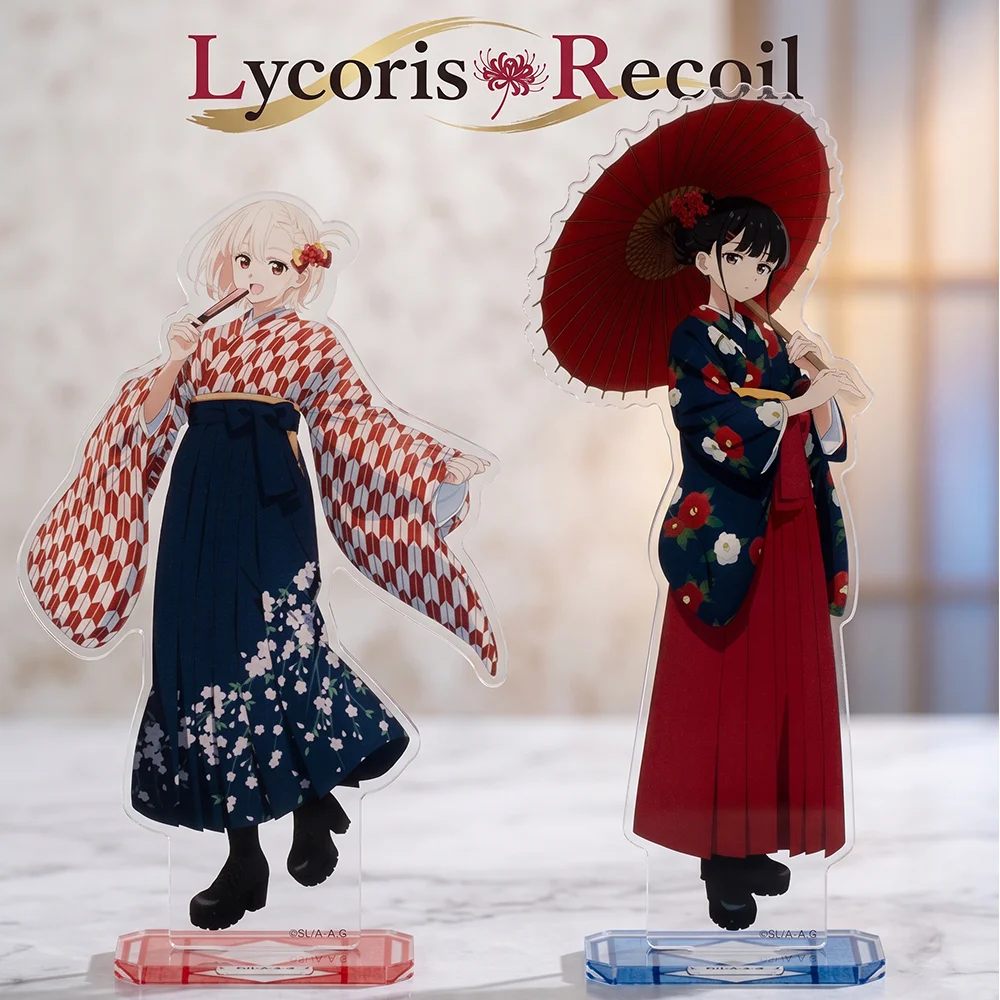 Lycoris Recoil Chisato Takina 10&15CM Acrylic Stand Keychain 2026 New Anime Stand Desktop Decoration Bag Pendant Fans Gift