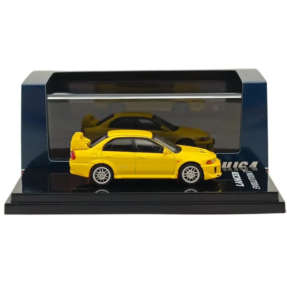 

Hobby Japan 1/64 Lancer GSR Evolution V (CP9A) 1998 with Mud Flap Dandelion Yellow HJ642032AY Diecast Models Car Collection
