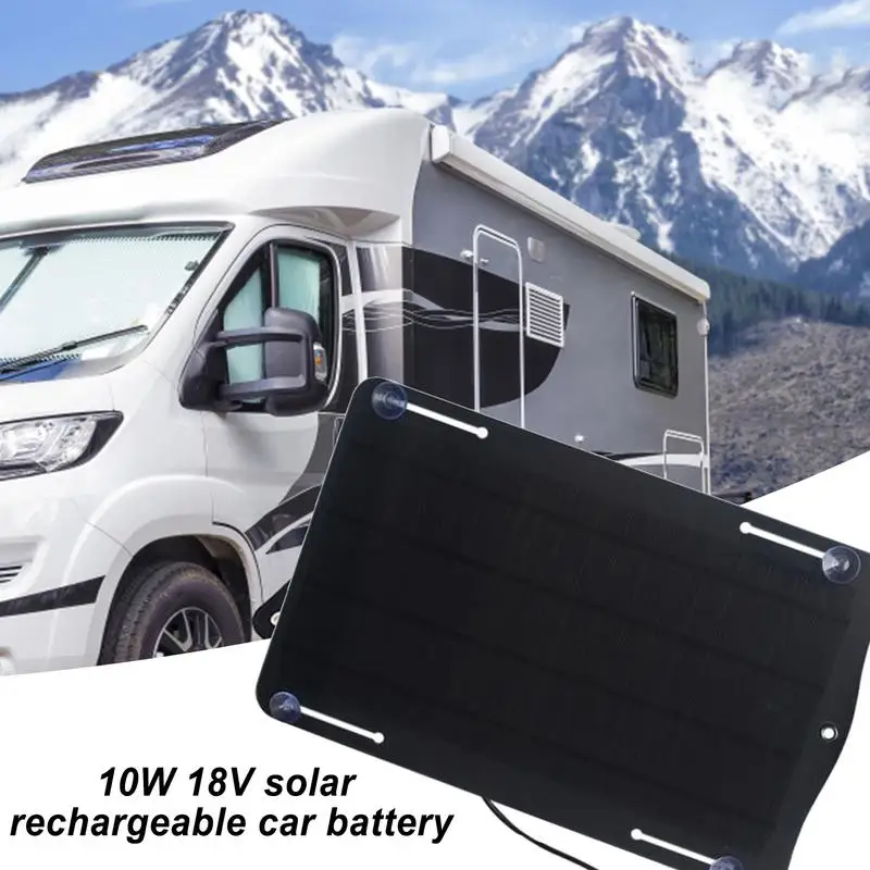 

Automotive Solar Battery Charger Waterproof Car Battery Solar Panel Charger Portable Car Battery Charger Lightweight Solar Panel