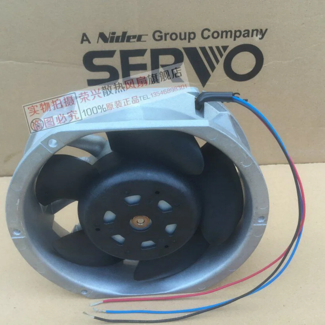 SERVO G1751M48B8ZZ-00 Server Cooling Fan DC 48V 1.80A 172x150x51mm 3-Wire