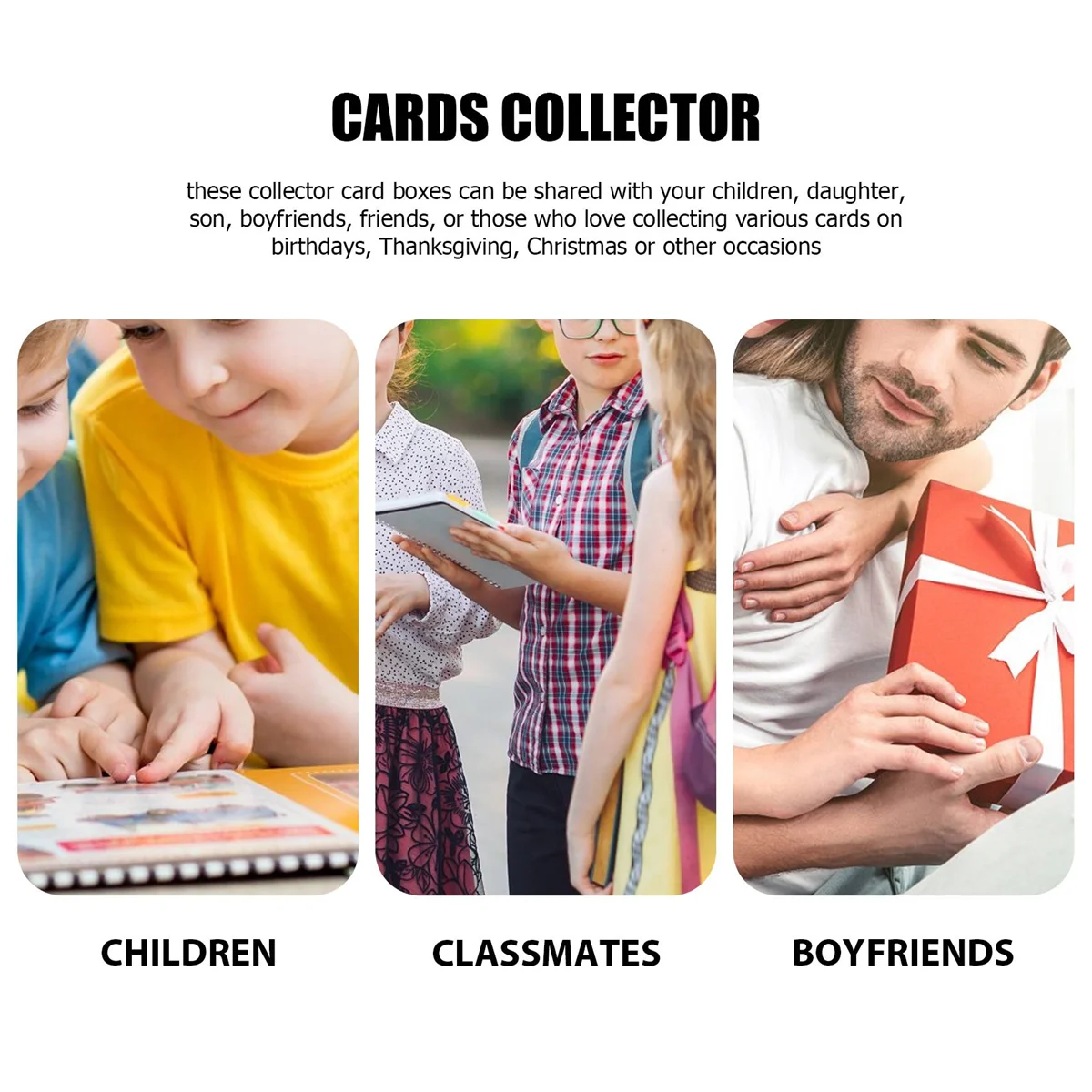 Card Toploader Storage,Trading Cards Holding Box for 300+ Cards for Magic Cards Baseball Cards Trading Cards