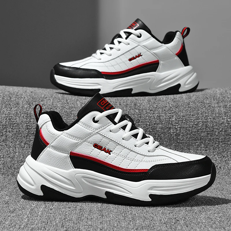 

Modern Classic: Men's Lightweight Walking Sneakers with Enhanced Flexibility