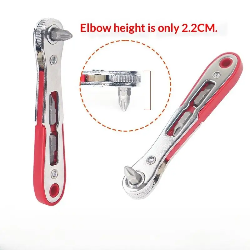 Adjustable Ratchet Wrench Multi-Function Quick Release Tool For Auto Home Repairs Accessories Gift