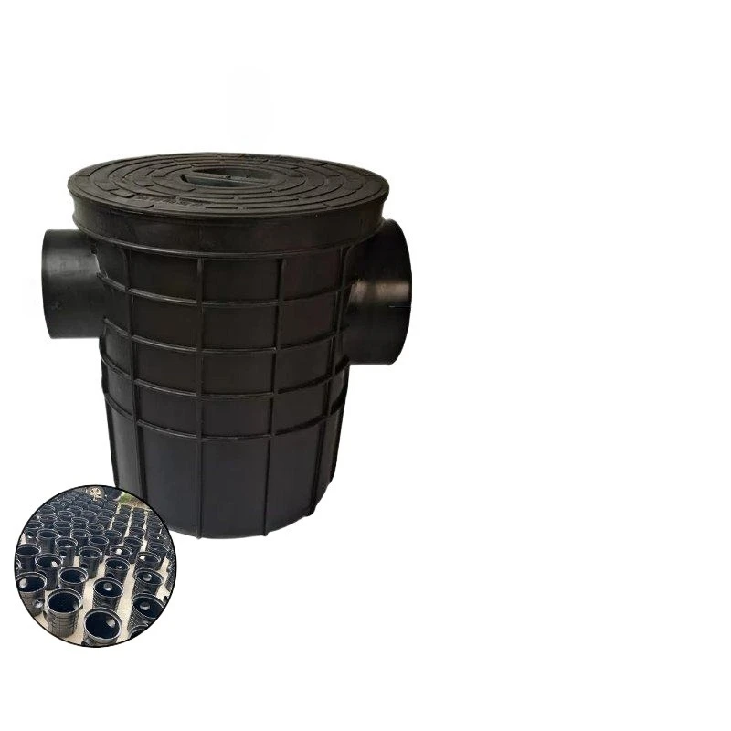 

Underground Grease Trap HDPE Grease Separator Kitchen Sink for Restaurants or Gastronomy Round Square