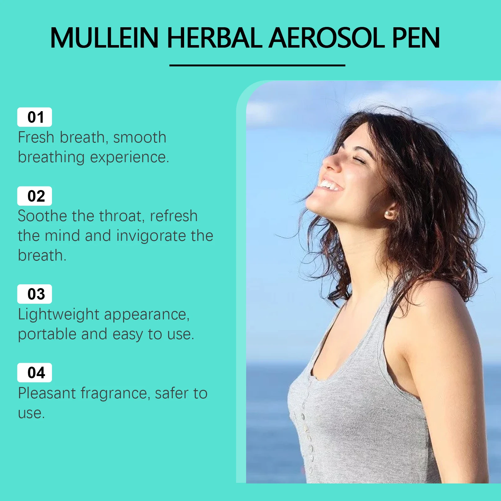 Herbal Diffusion Pen Clear Breathing Lung Cleansing Air Freshening Pen Enhance Focus Boost Immunity Herbal Diffusing Pen Stick