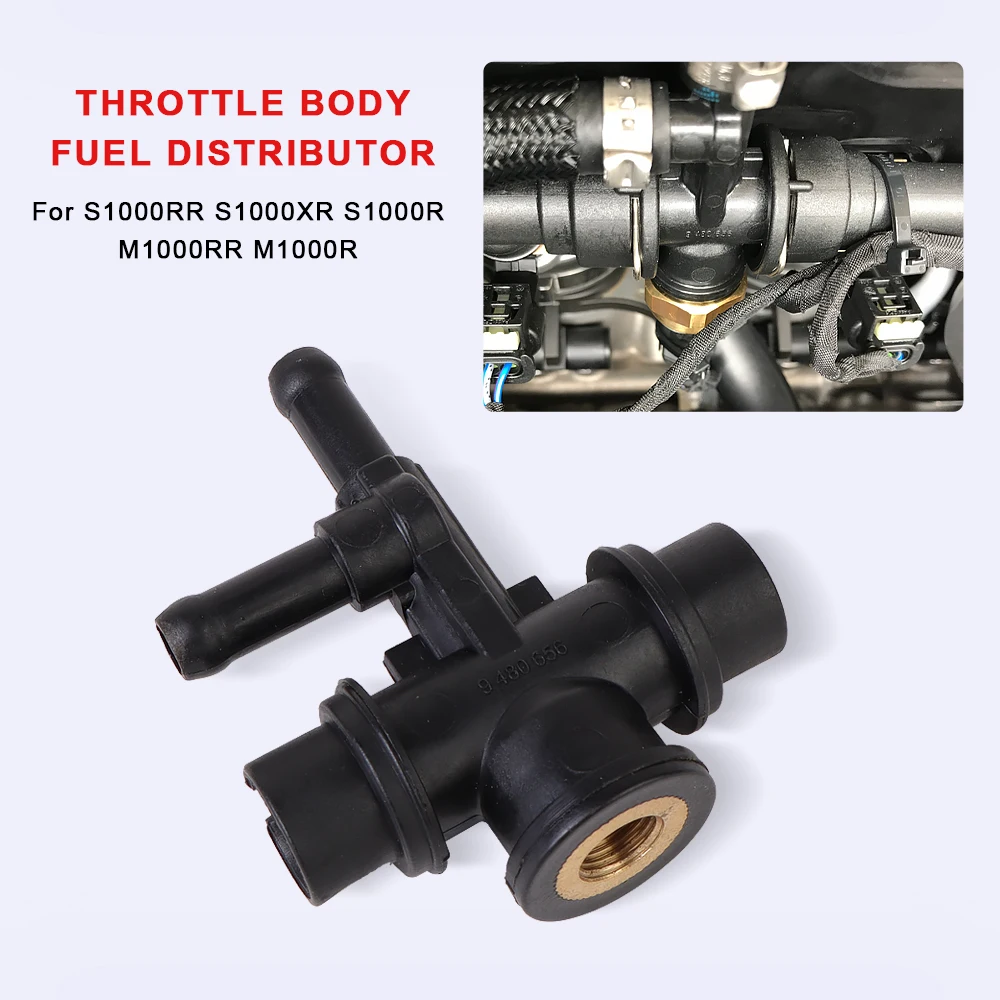 

Tee Pipe Throttle Bodies Fuel Distributor For BMW S1000RR S1000XR S1000R M1000 R RR Motorcycle Gas Pressure Sensor Accessories