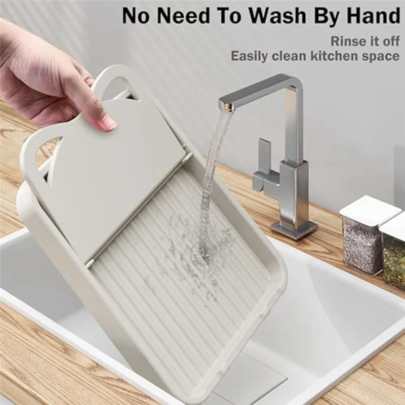 FAAJ-Spoon Rest With Lid Holder, Foldable Spoon Holder For Kitchen Counter, Cat Pot Lid Holder For Spoons White Easy Install