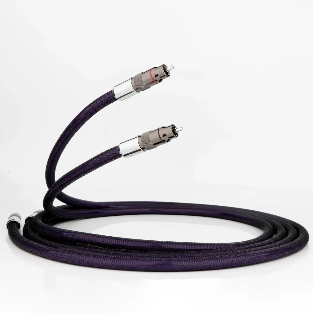 Kabel HiFi RCA Kabel Interkoneksi RCA Berlapis Perak Kabel Phono rca