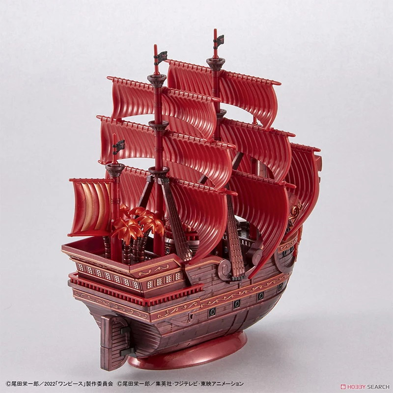 Bandai's Great Ship Nautical King Series Surrounding The New Version of One Piece Redfors Assembled Model Tabletop Decoration