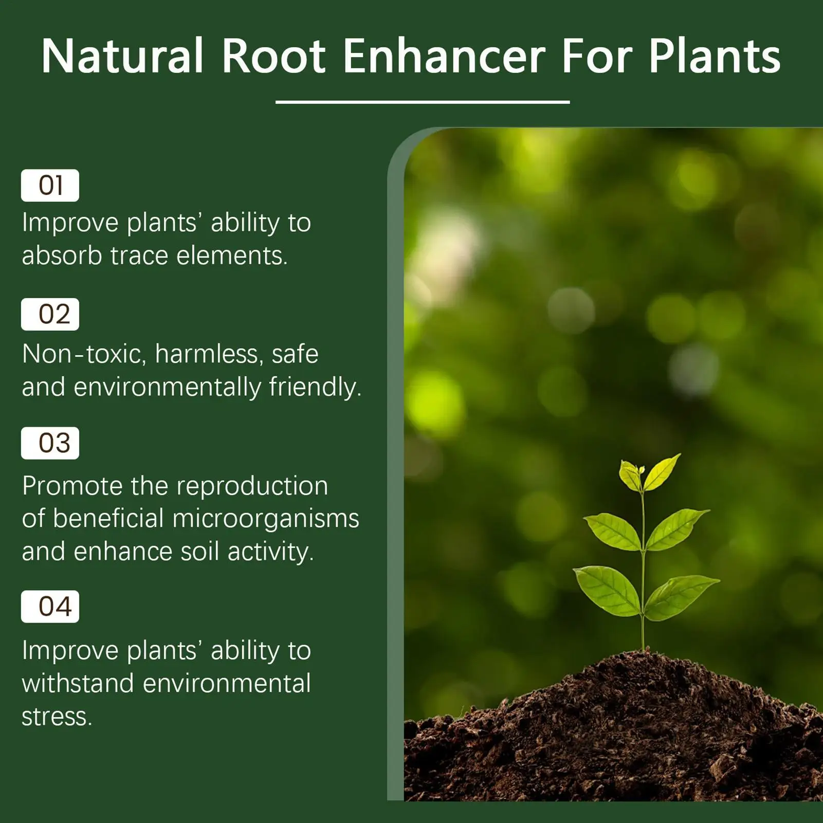 100g Plant Fertilizer Powder Plant Growth Nutrient Fertilizer Effective Boost Root Health Enhances Nutrient Absorption for Plant