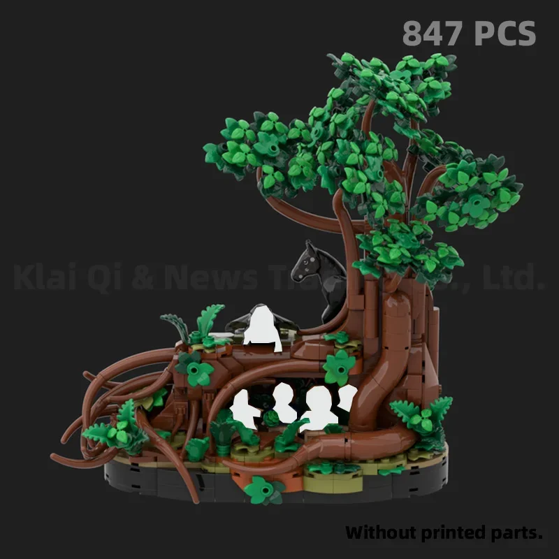 

Ежемесячный сюрприз Диорама MOC Challenge Кольца Расширение фильма Строительные блоки DIY Сборочные кирпичи Вентиляторы Подарочный дисплей Рождество