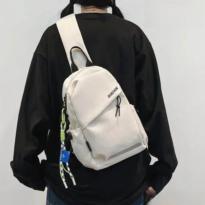 

Универсальная сумка через плечо, маленький рюкзак на одно плечо, спортивная сумка для альпинизма, легкая походная сумка, повседневный стиль, нейлоновая ткань