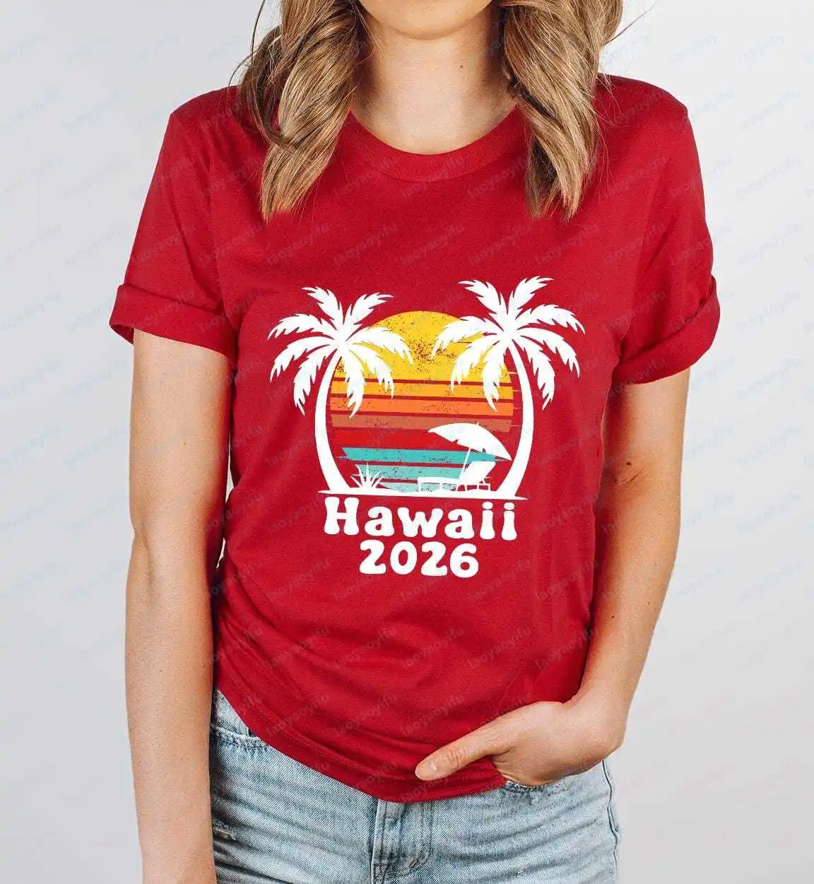 Retro Style Hawaii 2026 Traveler Souvenir Beach TShirt Vintage Island Casual Fashion Loose Harajuku Man Women Clothing