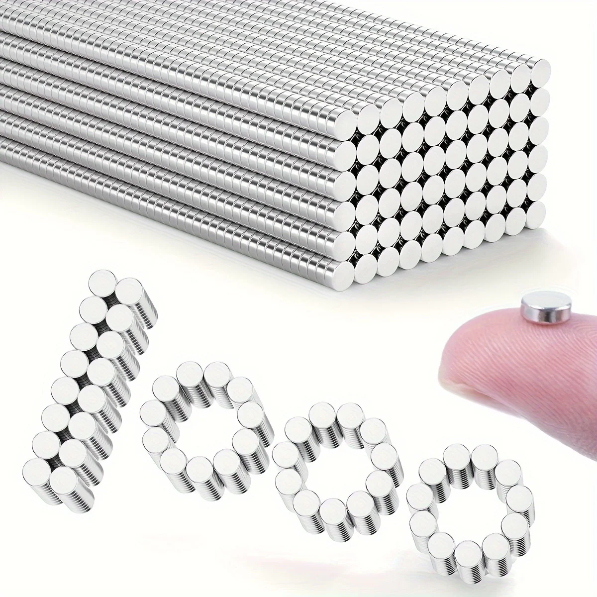 20/50pcs 12x2.7mm Magnets, Rare Earth Magnets, Neodymium Magnets, Round Magnets for Whiteboard, Home, Kitchen.