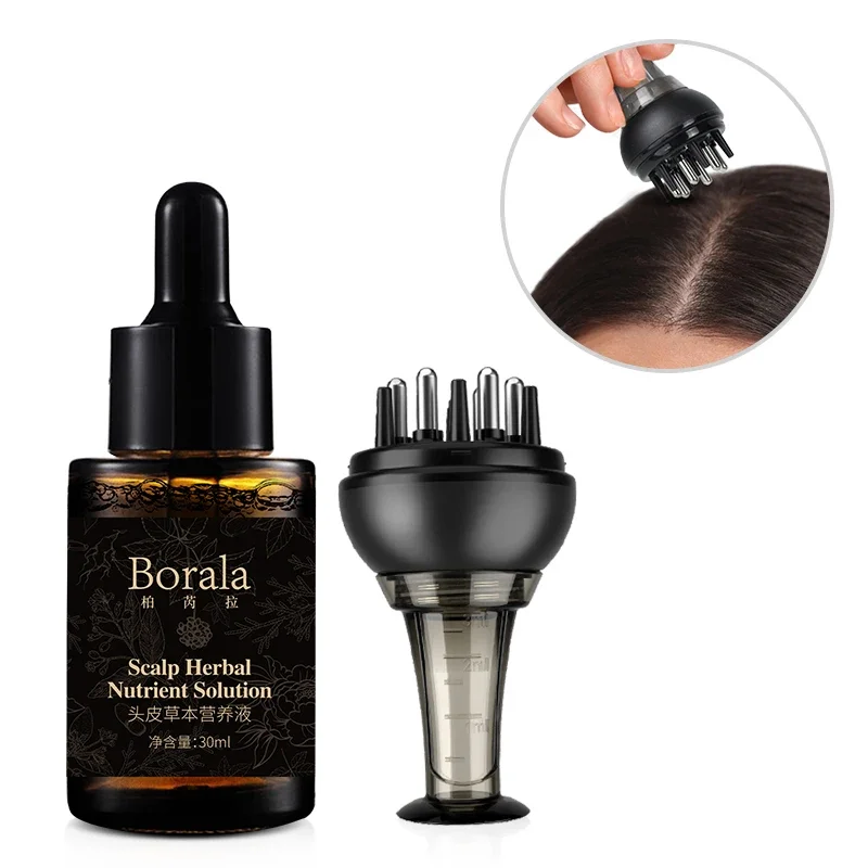 Borala Hair Growth Aftercare Tattoo Scalp Repairing Hair Scalp Herbal Nutrient Solution Hair Growth 30ML/Bottle Aftercare Liquid