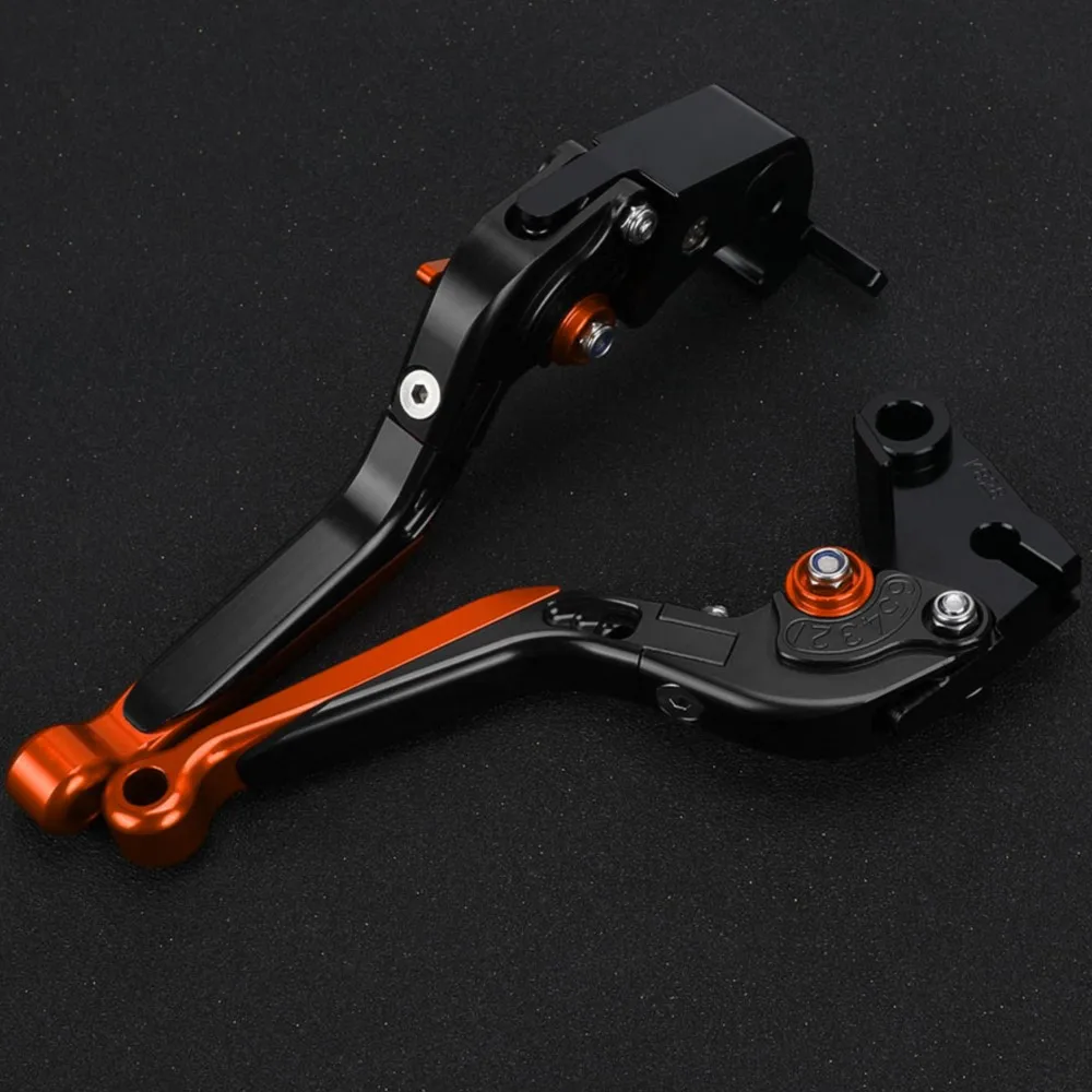 

CNC Aluminum Motorcycle Adjustable Folding Brake Clutch Levers For RC200 RC390 RC125 RC 200 390 250 125 2012-2020 2021 2022 2023