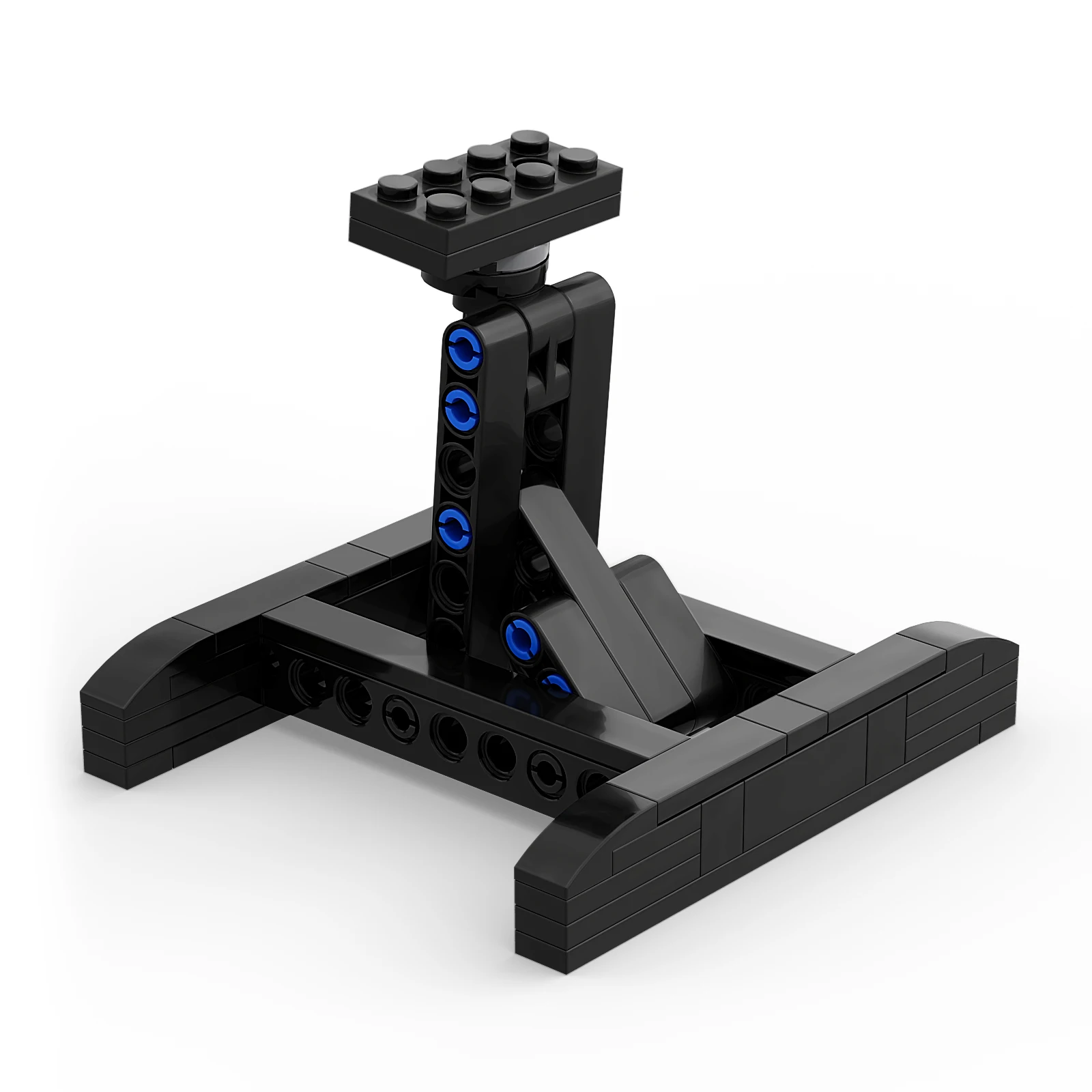 HOT MOC Display Stand For Space Wars X-Wing Fighter Building Blocks DIY Bracket For 75102 75149 75218 Set Toy Gift (Only Stand) - view 2