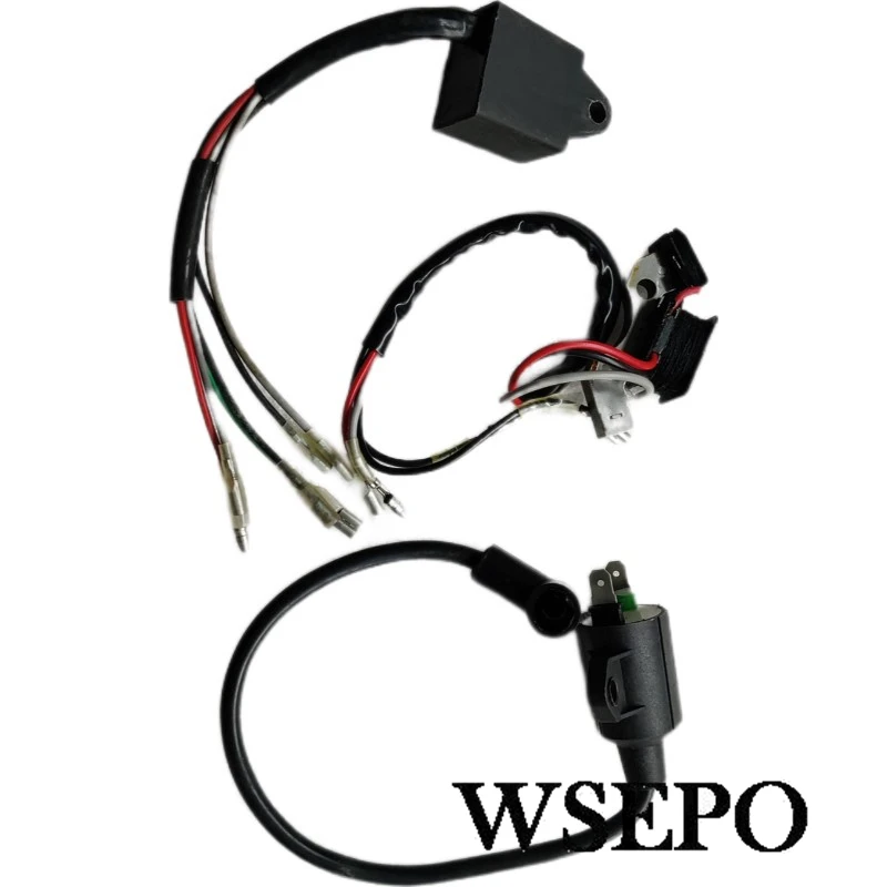 OEM Quality! Spark Ignition Kit(CDI+Ignition Coil+Magneto Wire) For ET650 950 63CC 2 Stroke Gas Engine 600W-900W Generator Parts