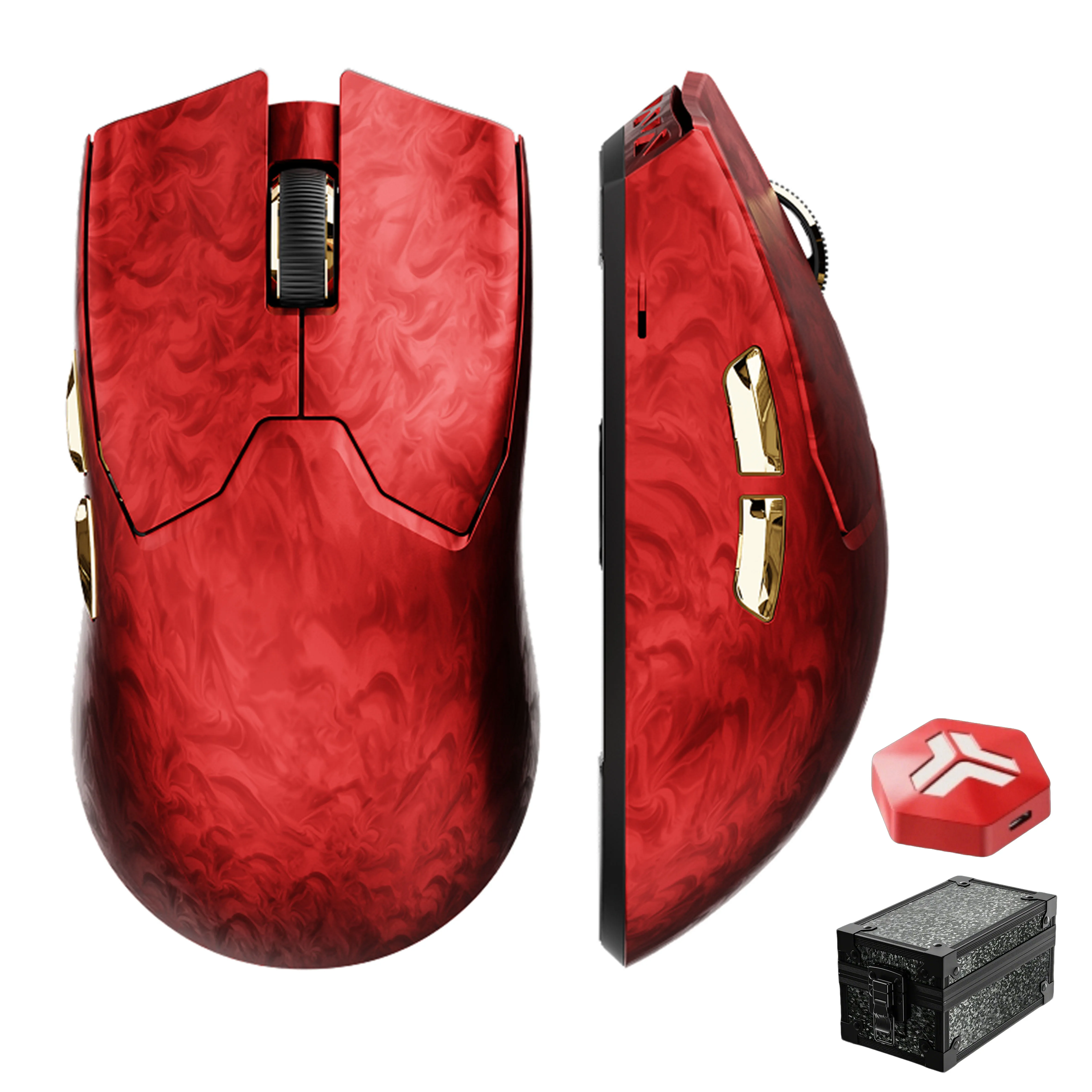 

EWEADN Z7 Carbon Fiber Wireless gaming Mouse PAW3950 Dual 8k Lightweight Ergonomic Esports Mouse for Gamer