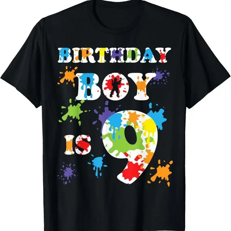 9 Year Old Paintball Birthday Party 9Th 2012 T Shirt