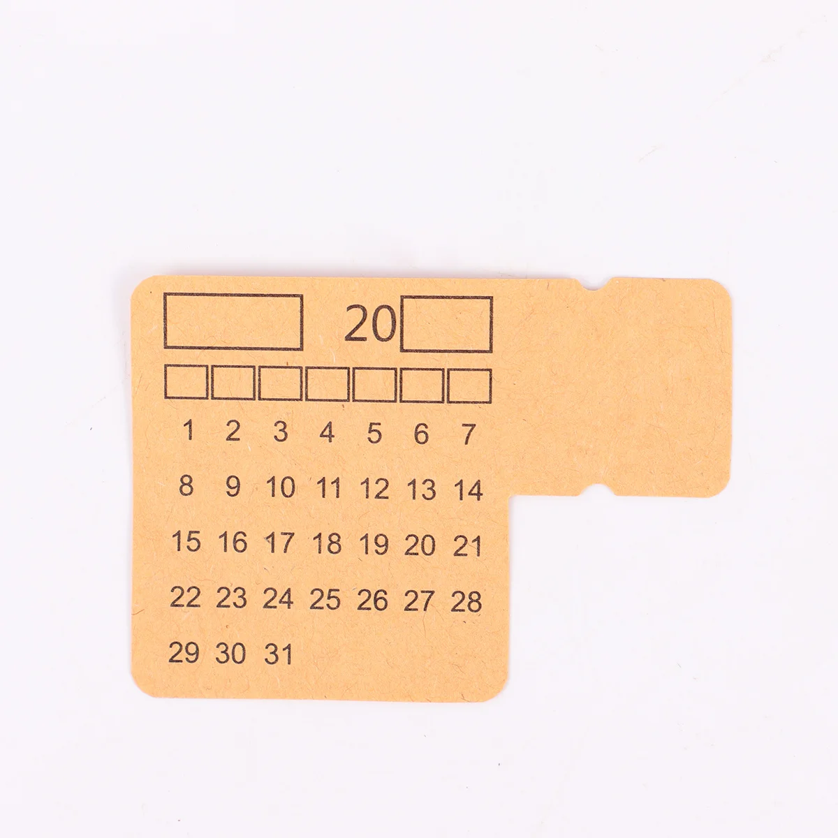 30 قطعة مخطوطة التقويم ملصق مقسم الفهرس الشهري لدفتر مذكرات مخطط الجدول الزمني تذكير موعد شخصي #4