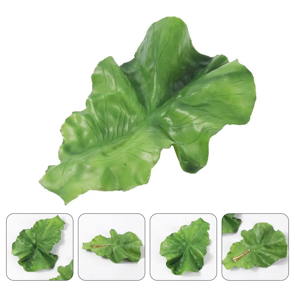 Lettuce Hair Clip Simulate Lettuce Hairpin Cute Funny Bang Hairpin Cosplay Hair Accessory Hair Clamp Brooch For Girl Women Decor