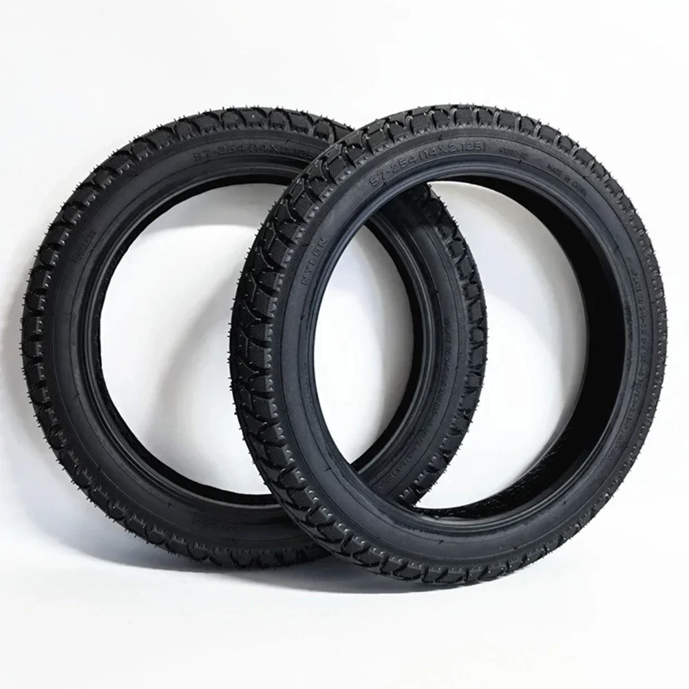 14 Inch Electric Scooter Tyre 14x2.125(57-254) Tubeless Tire For Electric Bike Replace Wearproof Tubeless Tyre E Scooter    2024