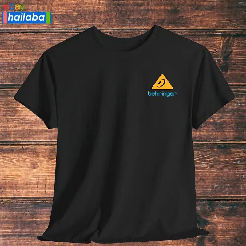 Nueva camiseta con Logo profesional Behringer, camiseta negra/azul marino/gris/blanca/naranja, S-5XL