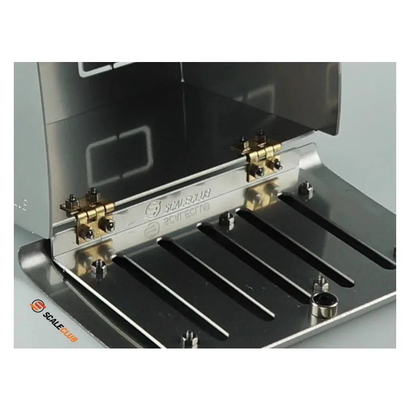 Scaleclub para Mercedes Benz 3363 1851 caja de herramientas del tanque de escape del Tractor para Tamiya Lesu Rc camión remolque volquete