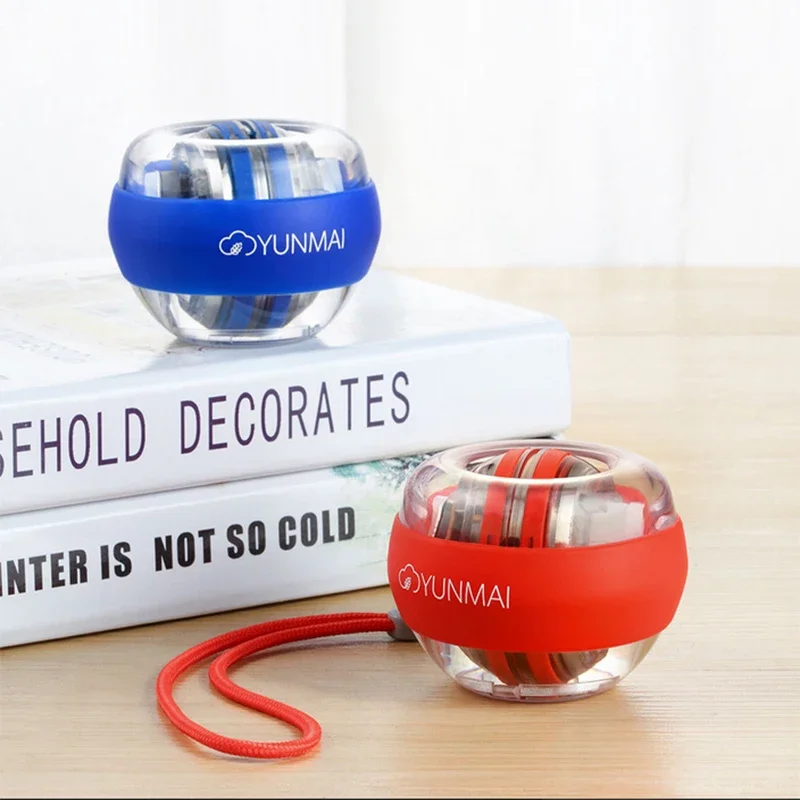 Youpin Yunmai المعصم الكرة مكافحة الإجهاد مدرب المعصم LED الدوران الأساسية سبينر الجيروسكوبي الساعد الاسترخاء التمارين الدوران الكرة