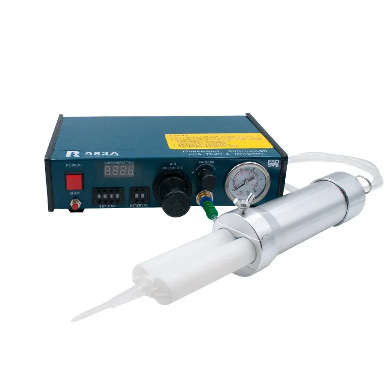 983A Automatic Glue Dispenser Solder Paste Liquid Controller Dropper Hand-held Glue Spraying Machine AB Glue Dispenser