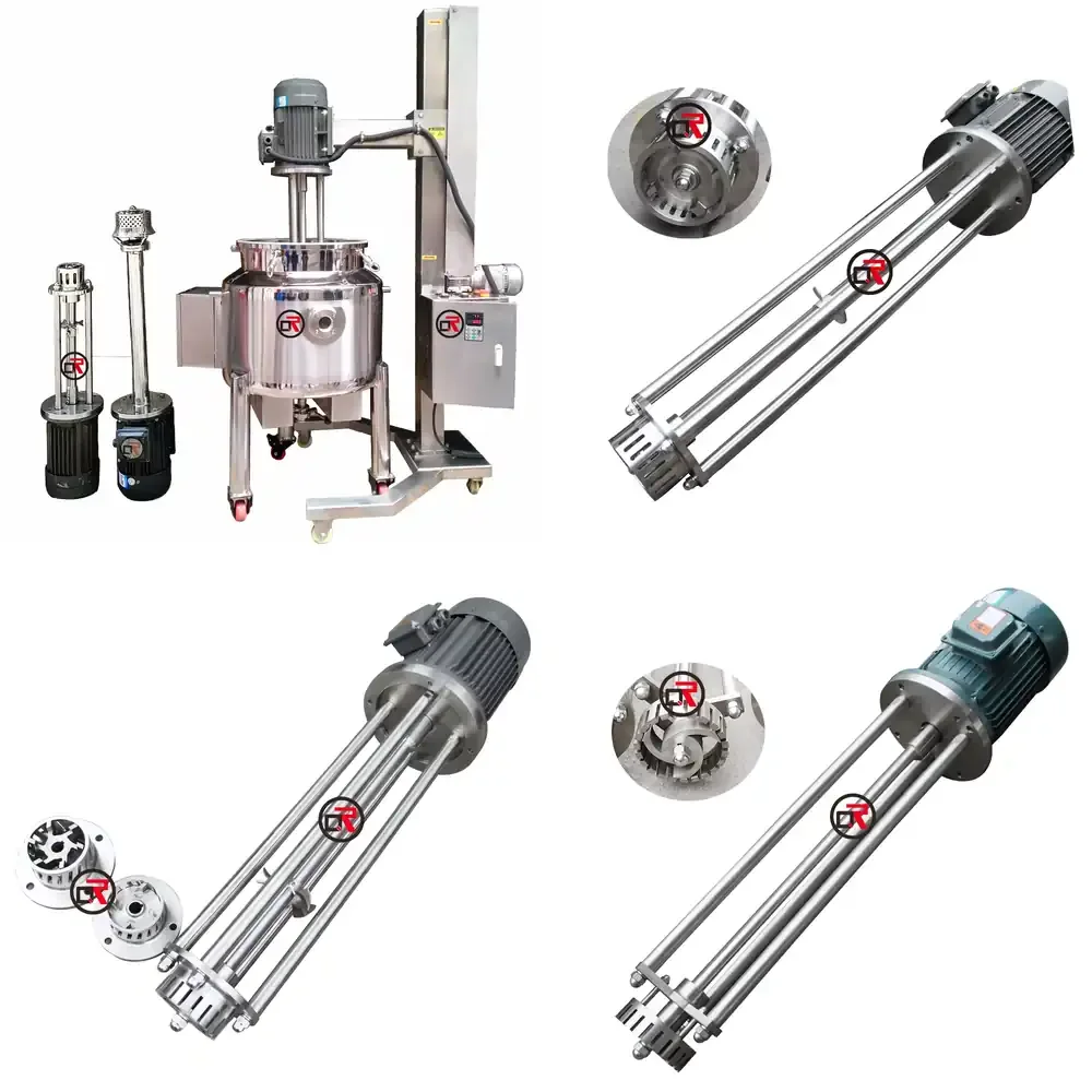 

Automatic Liquid Mixer 200-500l Lotion Mixer Small Batch Cosmetics Manufacturing Equipment