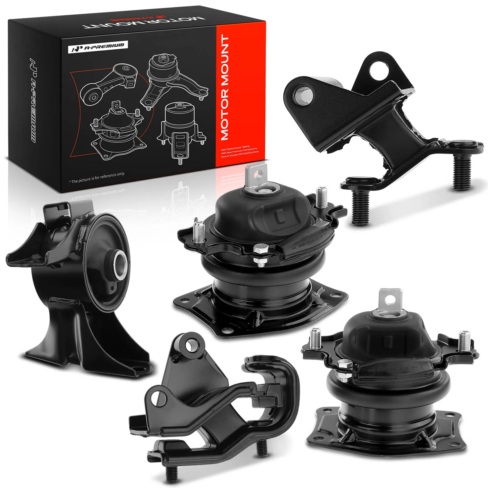A-Premium 5pcs Automatic Transmission Engine Motor & Transmission Mount for Honda Odyssey 2007