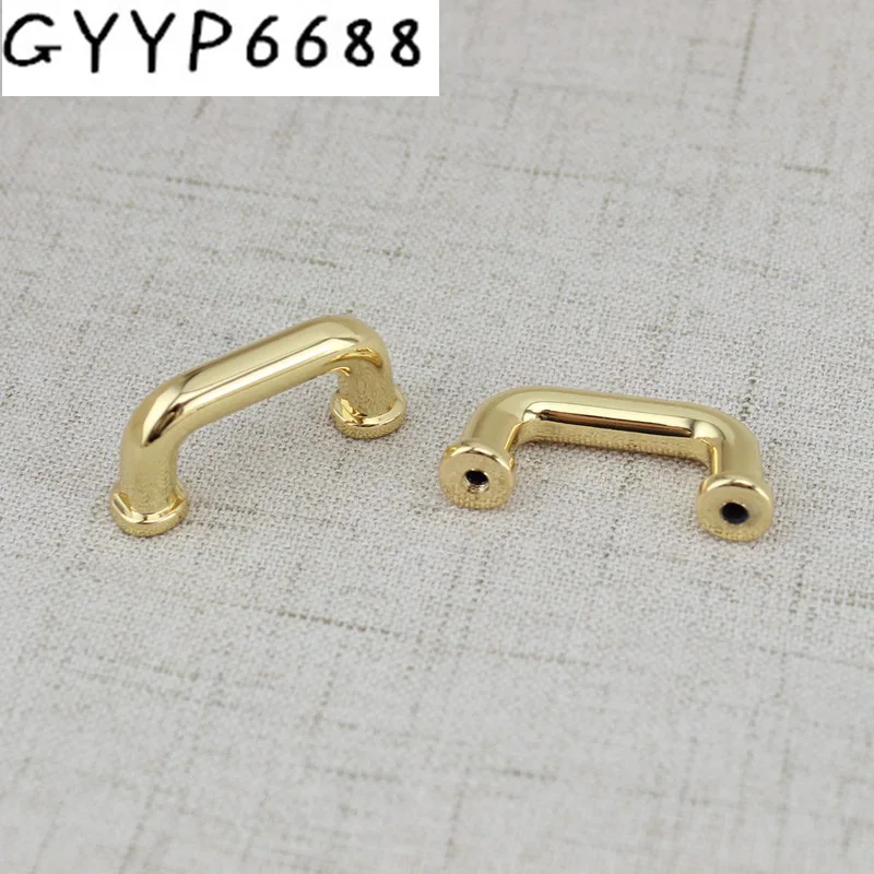 

10-50-200pcs 18mm High quality metal handbag aglet twist lock screw arch bridge decorative accessories bridge u ring handbag