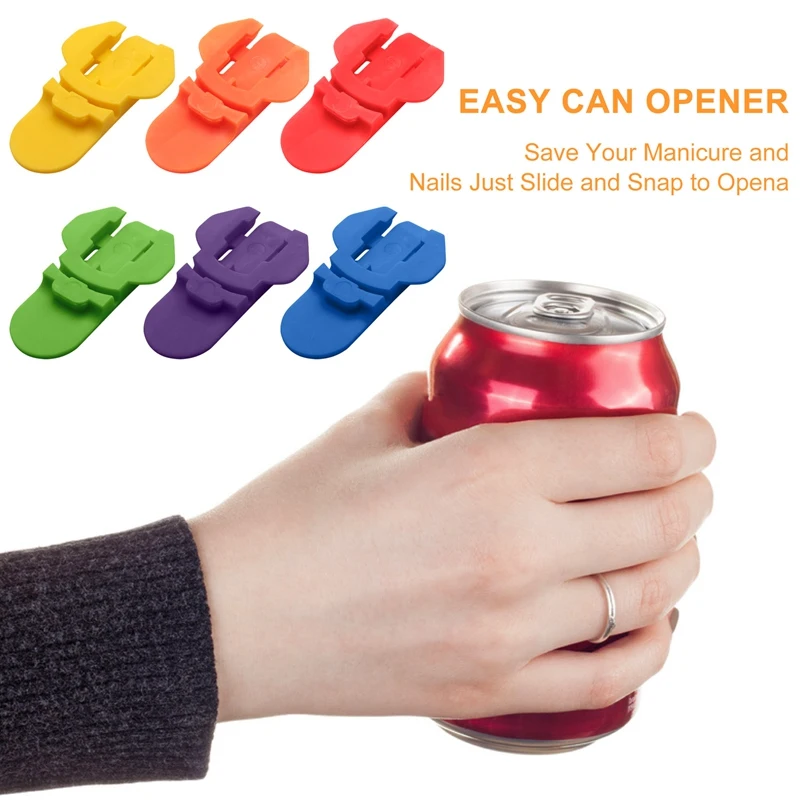 Color Coded Drink Shield And Soda Protector For Family, 12Pk Fun Colored Plastic Tab Openers For , Beer Or Soda Cans