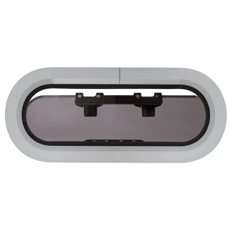 Aluminium Porthole 203 X 461 mm with 156 X 414 mm Cutting Opening Marine Hardware for Manufacturing Purpose