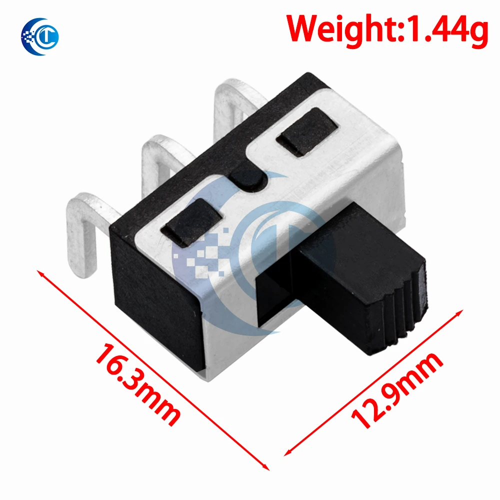 10~50PCS BS SS12D Toggle Switches: SS12D10/SS12D11/SS12D06 Models – 3-Pin Straight Feet, 5mm Handle (3A 250V)