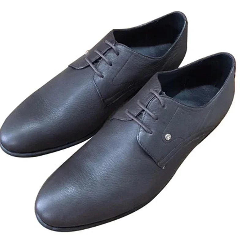 shenzhen dae new British  business  leisure  deerskin  men shoes  trend  male  shoes  Soft leather Soft bottom  men shoes