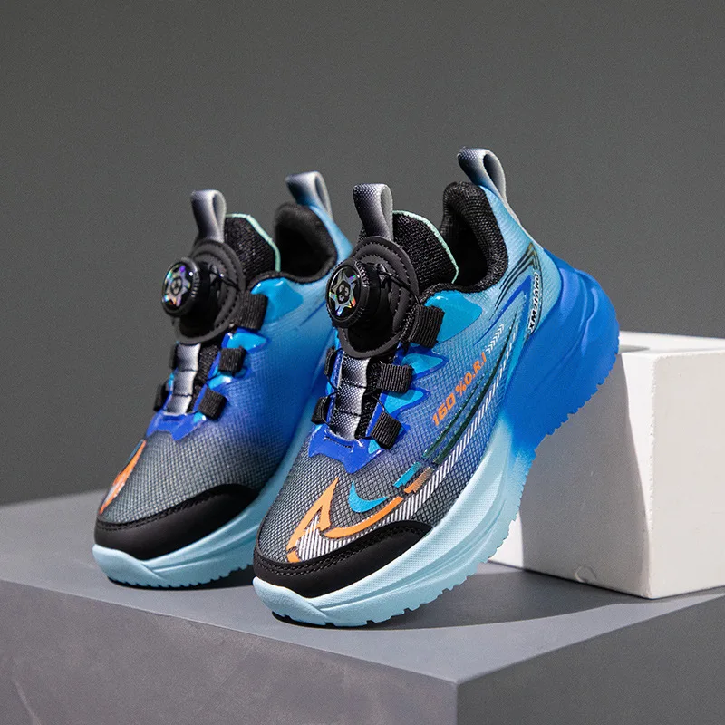 

Kids'Casual Shoes Sneakers PU Leather Spring Shoes For Girls Anti-slip Breathable Thick Bottom Pink Blue Shoes Size 23-37